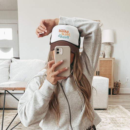 Trucker Hat – Read Books Stay Kind Stay Weird