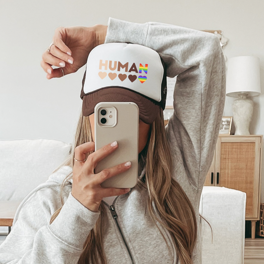 Human LGBTQ Trucker Hat