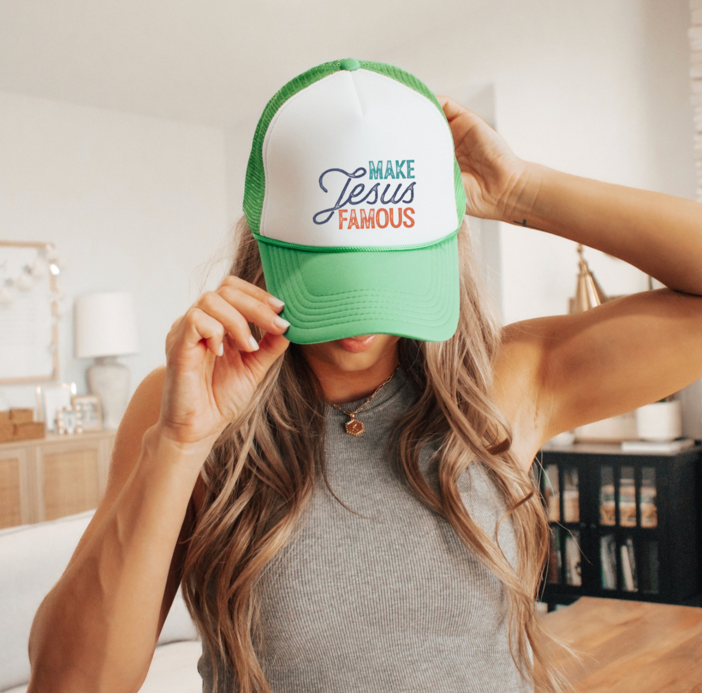 Make Jesus Famous Trucker Hat