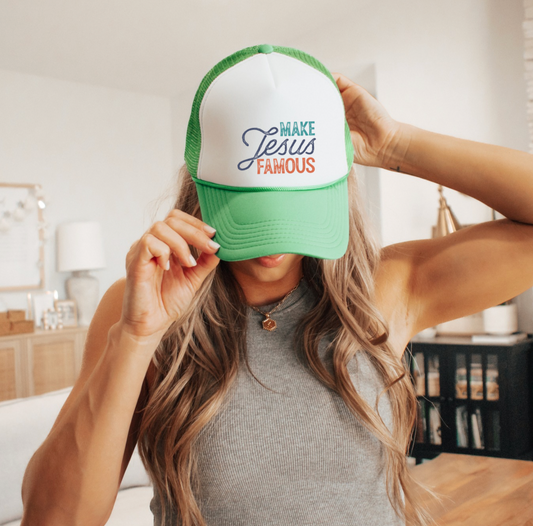 Make Jesus Famous Trucker Hat